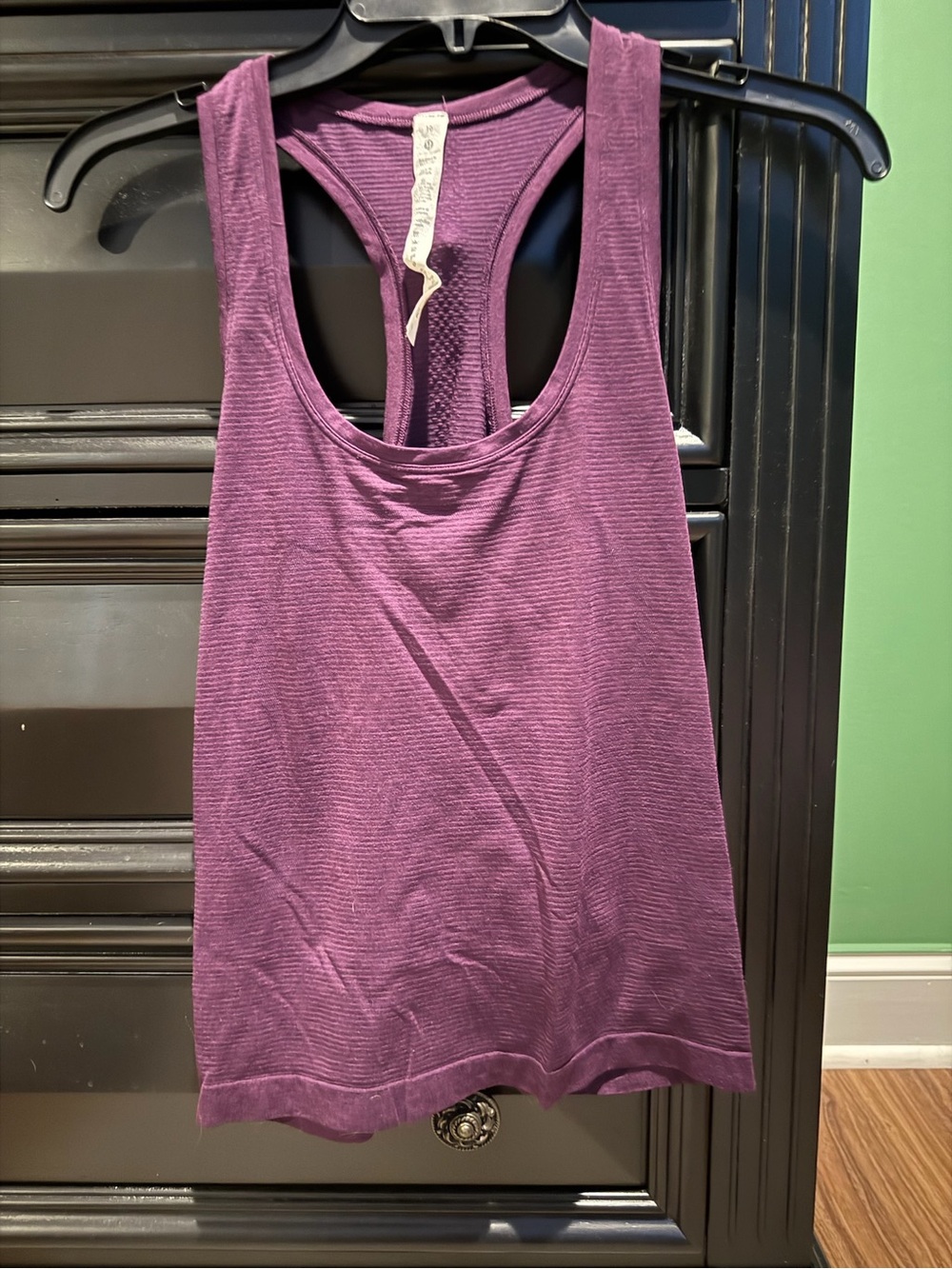 lululemon athletica Purple Ribbed Racerback Tank